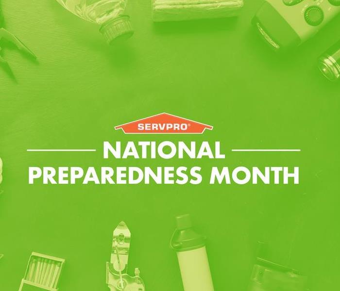 Graphic with the words "National Preparedness Month"