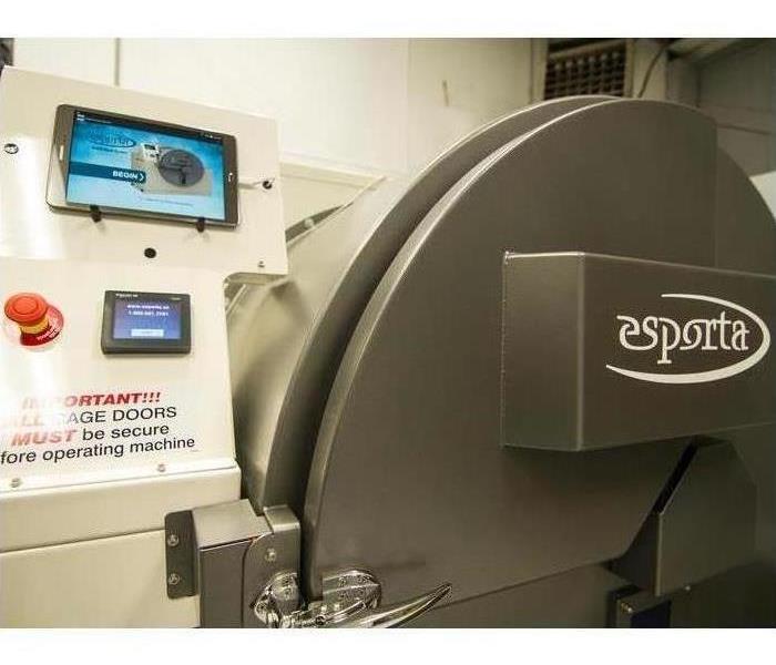 Esporta washing machine in the SERVPRO of Farmington and Farmington Hills Warehouse